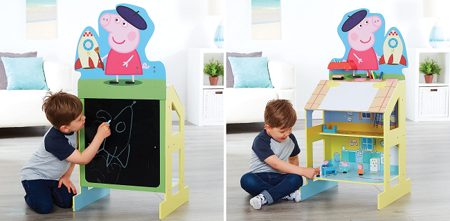 Peppa Pig Wooden Play Easel £15.38 @ Amazon