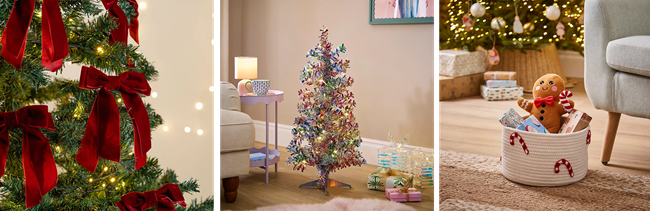 Dunelm Christmas Shop decorations