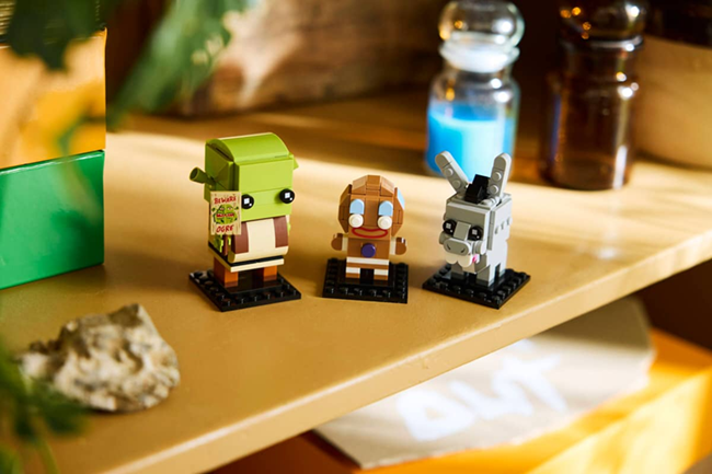 LEGO Headz Shrek, Donky & Gingy Figures