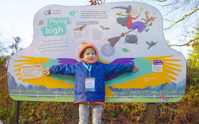 Forestry England 'Room on the Broom' trail
