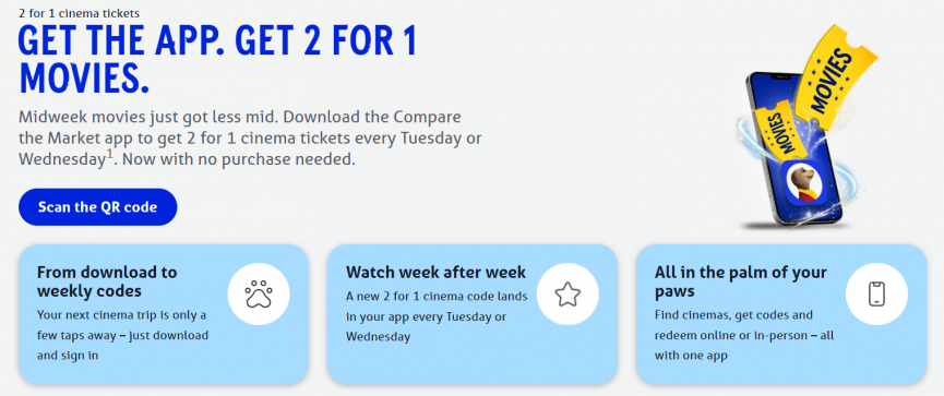 Meerkat Movies: 2 for 1 Cinema Tickets With No Purchase Needed