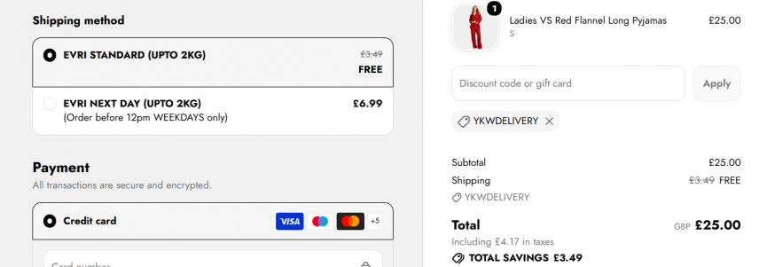 VS Pyjamas £25 @ You Know Who's