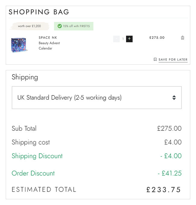 Space NK 2026 Beauty Advent Calendar released today!