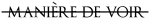 logo Manière De Voir
