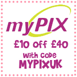 £10 off £40 @ MyPix with code MYPIXUK